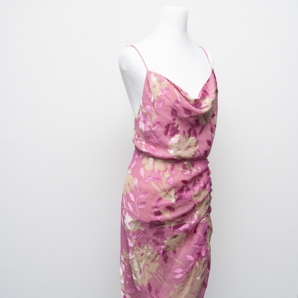 SAMSOE SAMSOE -‎ Dapples Floral Satin Burnout Dress. - Picture 6 of 14